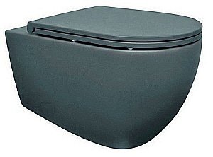 Унитаз подвесной Isvea Infinity 10NF02001SV-2P изумрудный матовый, безободковый купить в интернет-магазине Sanbest