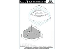 Акриловая ванна Royal Bath Rojo Comfort RB375201CO 150x150 белая с гидромассажем купить в интернет-магазине Sanbest