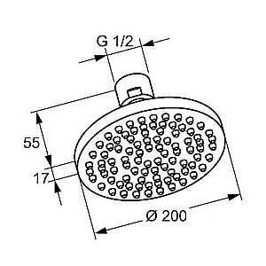 Душевая система Kludi Bozz 386300576 хром купить в интернет-магазине сантехники Sanbest