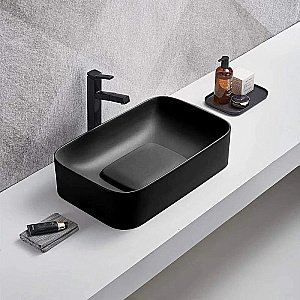 Раковина накладная WeltWasser WW ELBACH 78575-70 MT-BL 70,5 черная матовая купить в интернет-магазине Sanbest