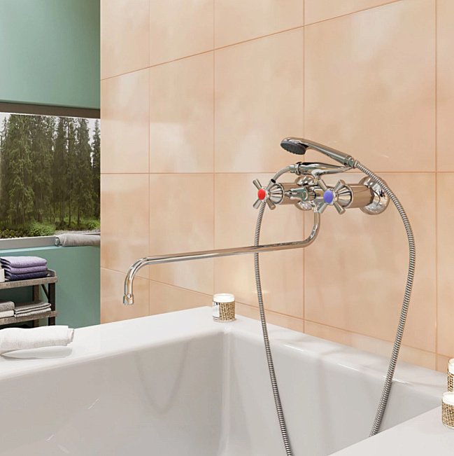 Смеситель для ванны MIXLINE ML 522150 купить в интернет-магазине сантехники Sanbest