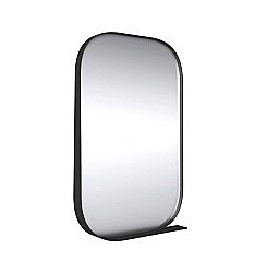 Зеркало с полкой Grossman Неро-50 205003 черное матовое в ванную от интернет-магазине сантехники Sanbest