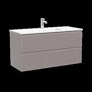 Тумба с раковиной Sancos Snob R SNR100/39SM/CN7027 Doha Soft для ванной в интернет-магазине Sanbest