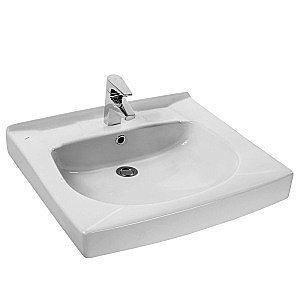 Раковина на стиральную машину Santek Пилот 60х60 1.WH30.1.971 белая, с кронштейнами и сифоном купить в интернет-магазине Sanbest