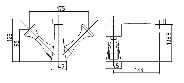 Смеситель для раковины Migliore Opera ML.OPR-6034 золото купить в интернет-магазине сантехники Sanbest