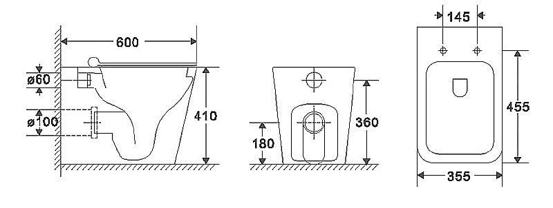 Инсталляция для унитаза Azario AZ-8010-1000 купить в интернет-магазине сантехники Sanbest