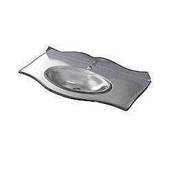 Раковина Caprigo Bourget 90 поталь серебро купить в интернет-магазине сантехники Sanbest