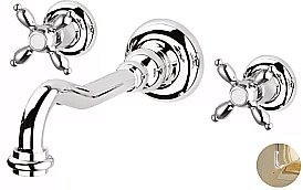 Смеситель для раковины Cezares NOSTALGIA-BLS1-03/24 золото купить в интернет-магазине сантехники Sanbest