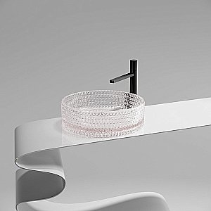 Раковина Ceramica Nova Cristal 36 CN6061 розовая купить в интернет-магазине Sanbest