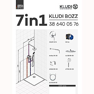 Душевая система KLUDI BOZZ 386710576 купить в интернет-магазине сантехники Sanbest
