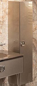 Пенал Armadi Art LUCIDO Delmar 772-D 35 коричневый для ванной в интернет-магазине сантехники Sanbest