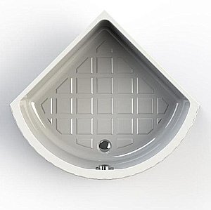 Карниз для поддона Радомир к ДУ 100 хром купить в интернет-магазине сантехники Sanbest