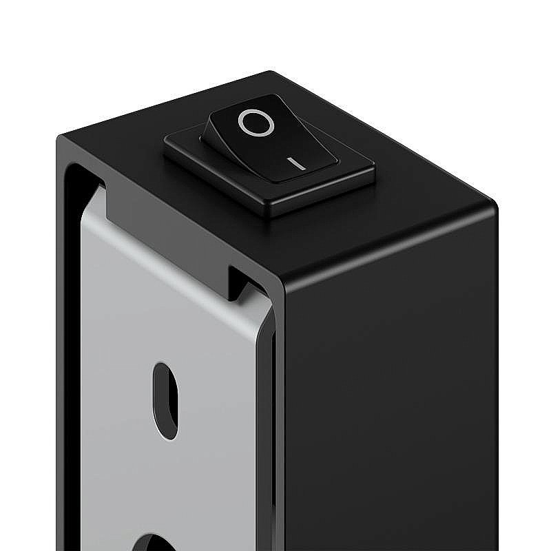 Зеркало косметическое KEUCO iLook_move 17613139004 хром черный купить в интернет-магазине сантехники Sanbest