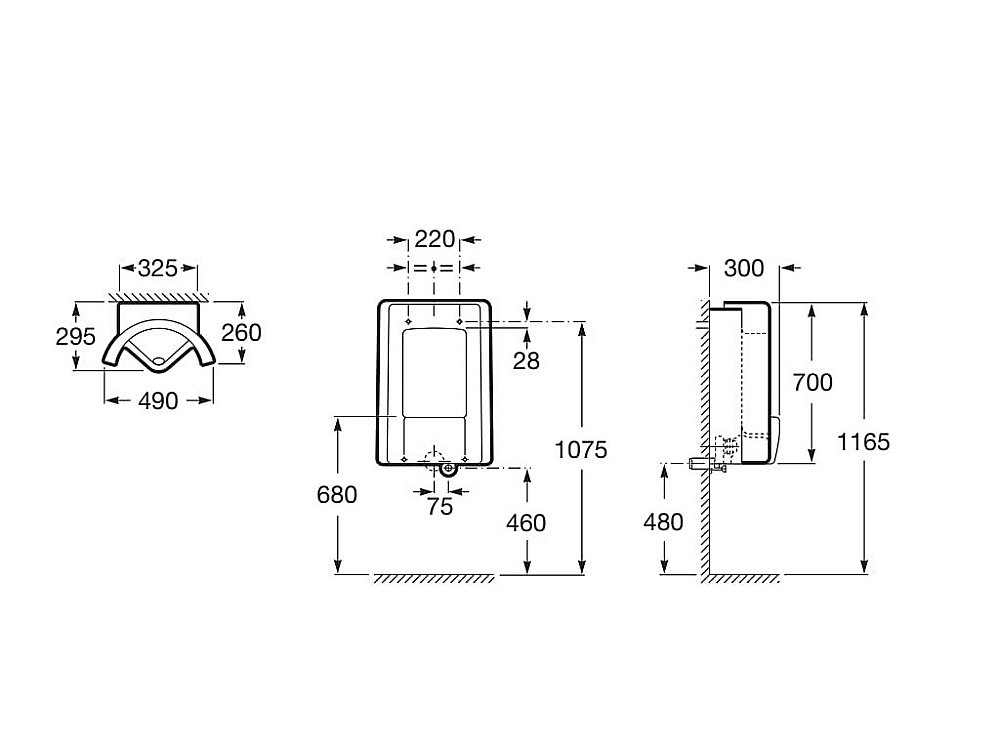 Писсуар Roca Site 359607000 купить в интернет-магазине Sanbest