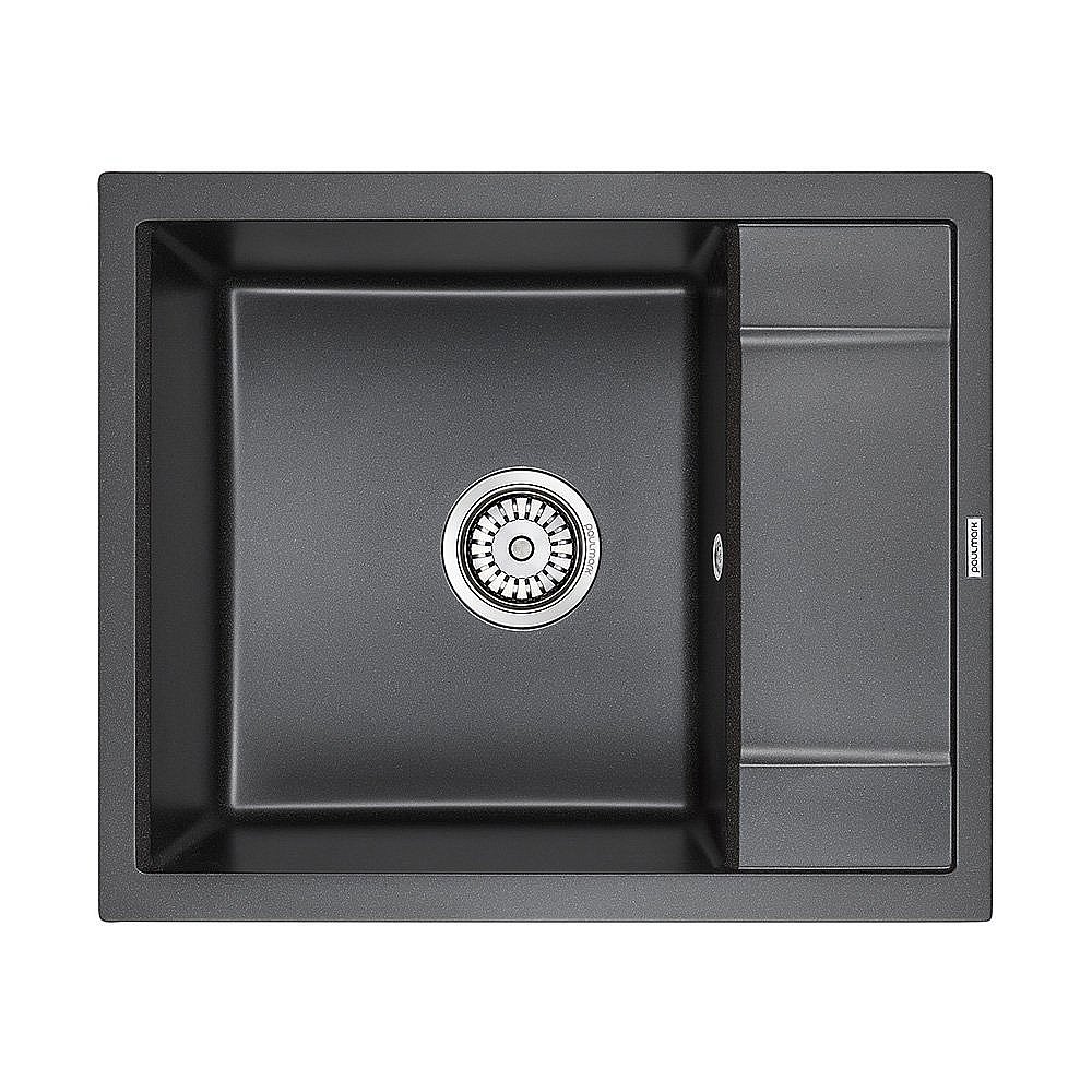 Мойка кухонная Paulmark Optimum PM216050-BL черный купить в интернет-магазине сантехники Sanbest