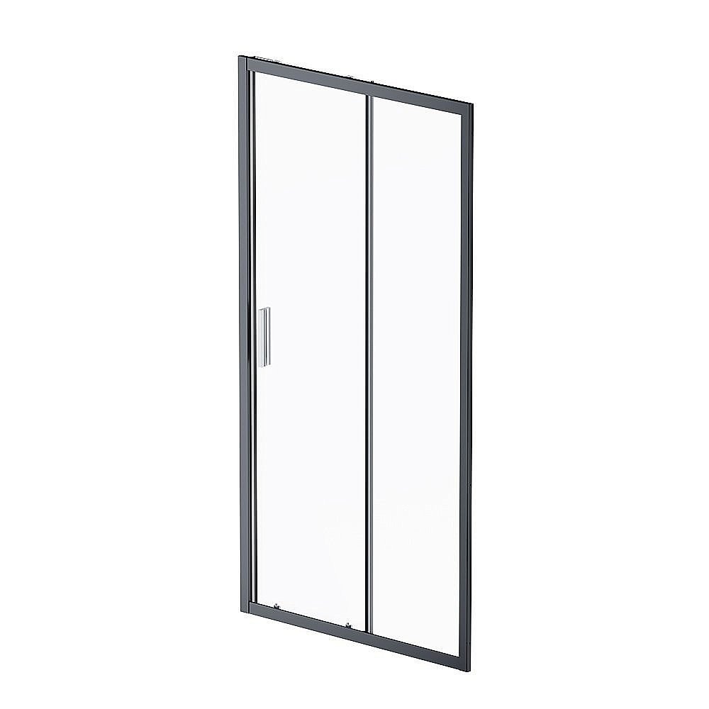 Душевая дверь AM.PM GEM W90G 100 прозрачная/черный купить в интернет-магазине Sanbest