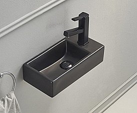 Раковина подвесная Gid Suspendido 40,5 Bm9270 62201L черная матовая купить в интернет-магазине Sanbest