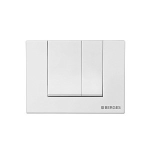 Кнопка для инсталляции BERGES NOVUM S1 белая купить в интернет-магазине сантехники Sanbest