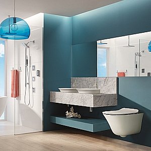 Унитаз подвесной Jacob Delafon Vive E28079RU-CP безободковый, с инсталляцией, с крышкой микролифт, белый/кнопка хром купить в интернет-магазине Sanbest