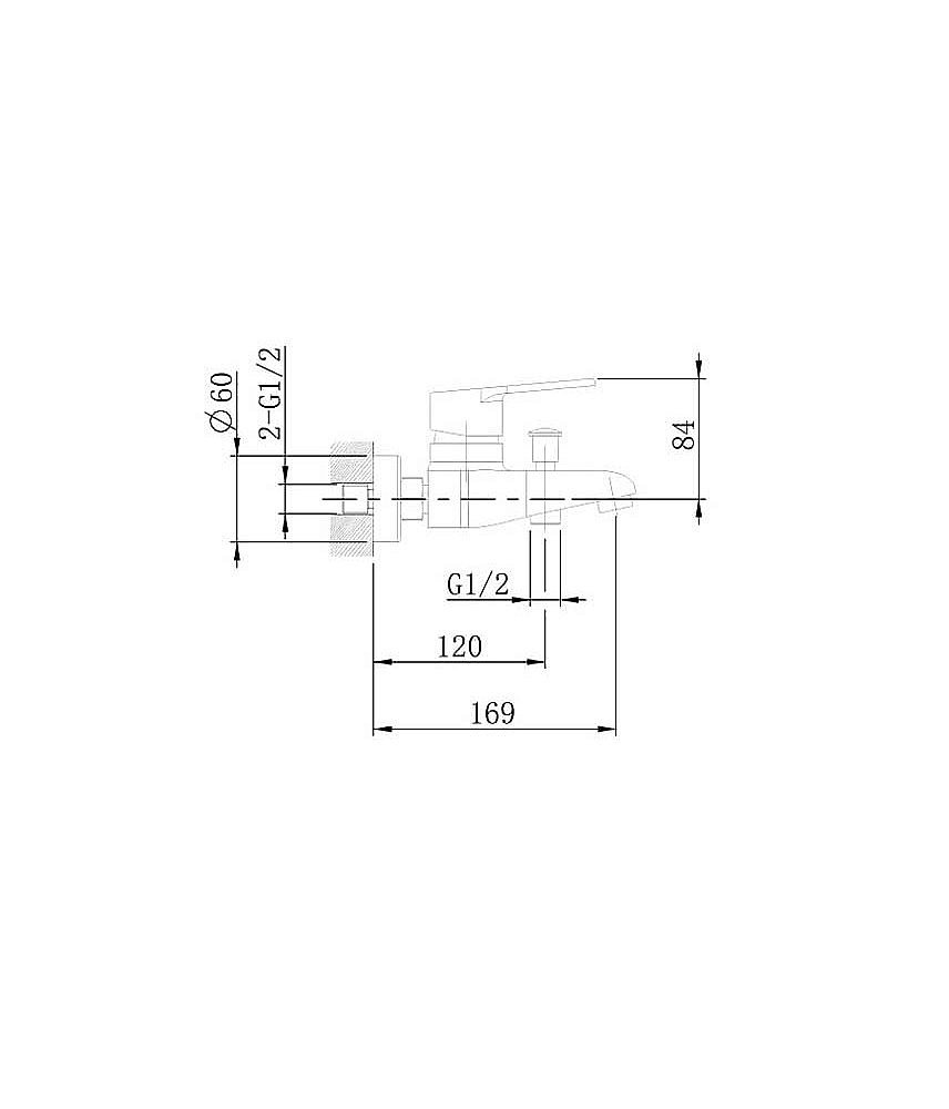 Душевая система Agger Right A2994000 хром купить в интернет-магазине сантехники Sanbest