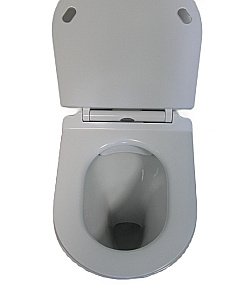 Унитаз напольный Ceruttispa BERNINA CT7193 безободковый с бачком и с крышкой микролифт, белый купить в интернет-магазине Sanbest