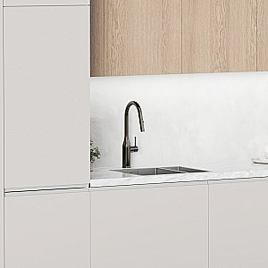 Смеситель для кухни Sancos Grand SC4002GG вороненая сталь купить в интернет-магазине сантехники Sanbest