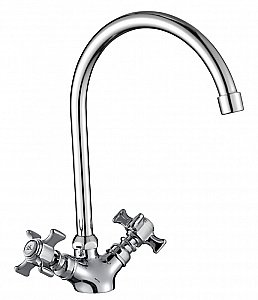 Смеситель для кухни Agger Retro-X A1700000 хром купить в интернет-магазине сантехники Sanbest