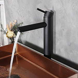 Смеситель для раковины Gid Berlin SS080-BM-D черный матовый купить в интернет-магазине сантехники Sanbest