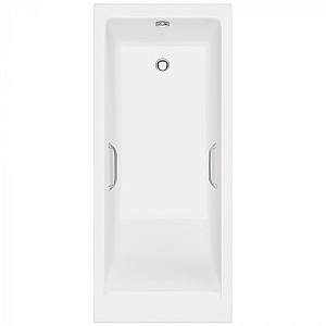 Ванна с узким бортом Delice Diapason DLR330047R-G 150х70 белая/ручки хром купить в интернет-магазине Sanbest