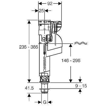 Клапан Geberit Impuls360 купить в интернет-магазине сантехники Sanbest