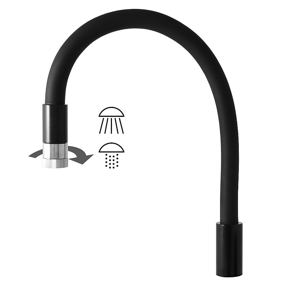 Излив Rav-Slezak SR0014/11CMATC черный/хром купить в интернет-магазине сантехники Sanbest