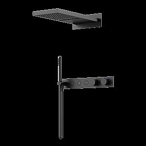 Душевая система Sancos Linn SC9023MB черный матовый купить в интернет-магазине сантехники Sanbest