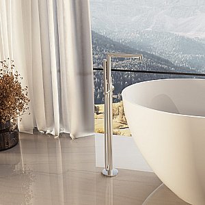 Смеситель для ванны Vincea Rim VTF-2RMCH хром купить в интернет-магазине сантехники Sanbest