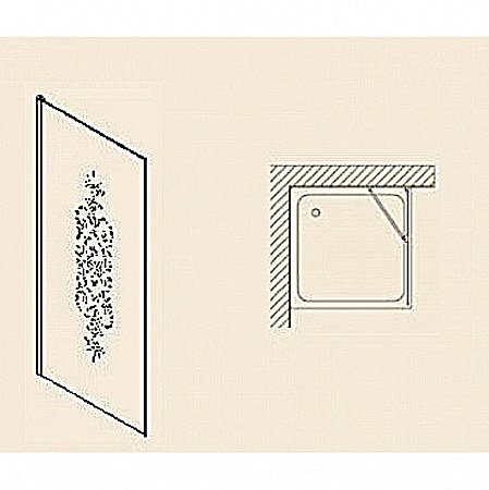 Душевая дверь SAMO ETERNA 140 купить в интернет-магазине Sanbest