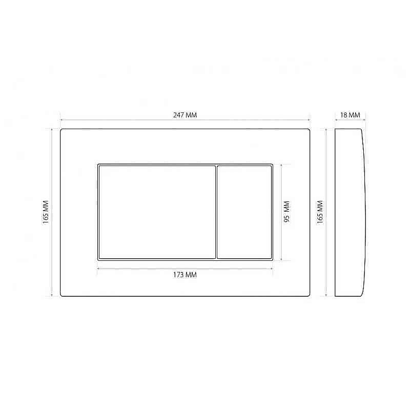 Унитаз подвесной Berges GAMMA 42430с инсталляцией, белый/кнопка белая купить в интернет-магазине Sanbest