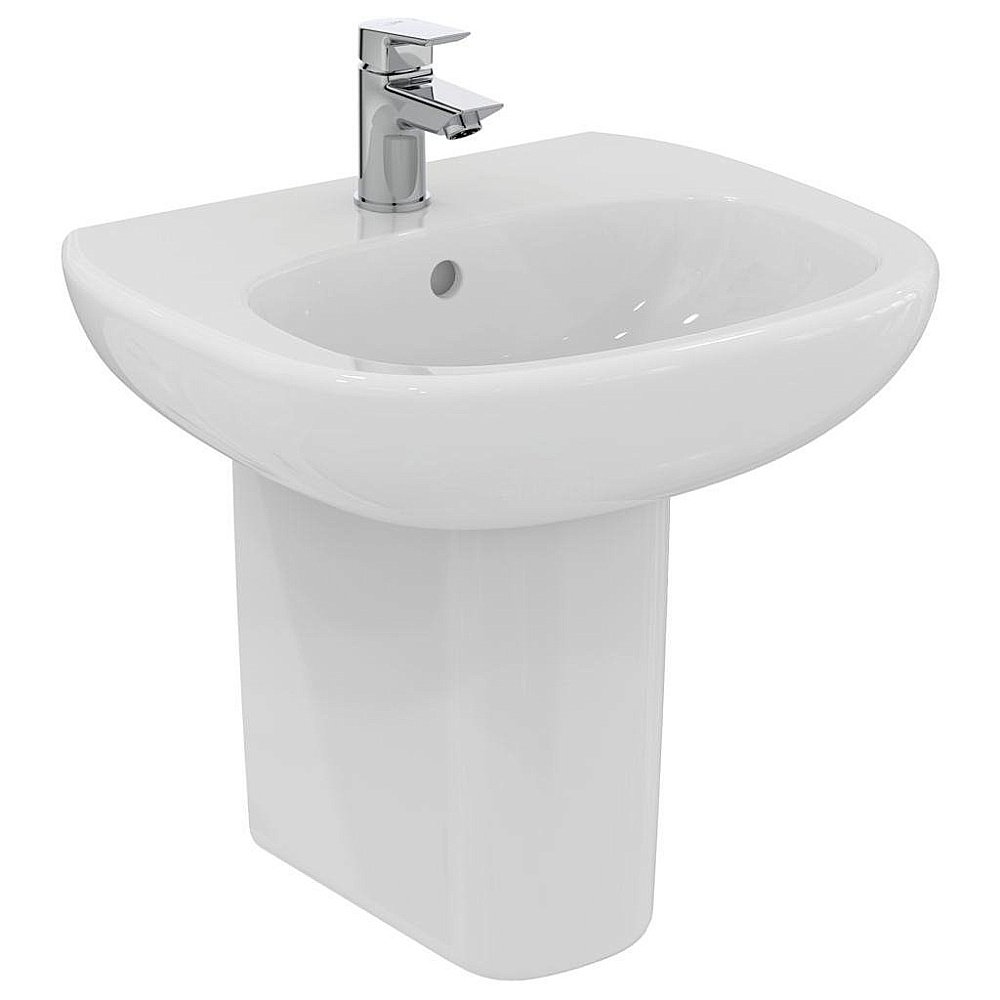 Раковина на полупьедестале Ideal Standard Tesi 50 T009401 белая купить в интернет-магазине Sanbest