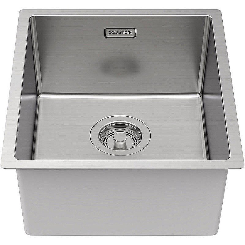 Кухонная мойка Paulmark Lassan 38 LA38-BS брашированная сталь купить в интернет-магазине сантехники Sanbest