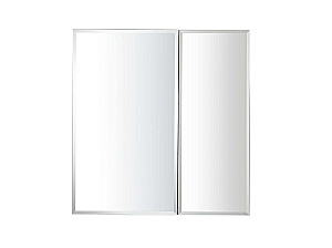 Зеркальный шкаф Aquqtek AQ7608-MC 63,6х66 хром купить в интернет-магазине сантехники Sanbest