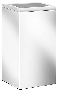 Ведро для мусора KEUCO MOLL 12788010000 хром/белый купить в интернет-магазине сантехники Sanbest