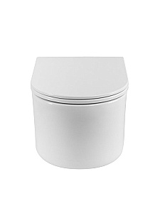 Унитаз подвесной BelBagno Unique BB007CH-TOR/SC белый, безободковый, с крышкой микролифт, слив-торнадо купить в интернет-магазине Sanbest