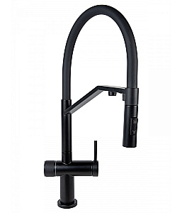 Смеситель для кухни Agger Elegant A3241444 черный матовый купить в интернет-магазине сантехники Sanbest