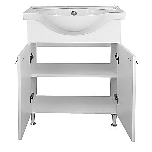 Тумба с раковиной Loranto Стиль София CS00073483 60 белая для ванной в интернет-магазине Sanbest