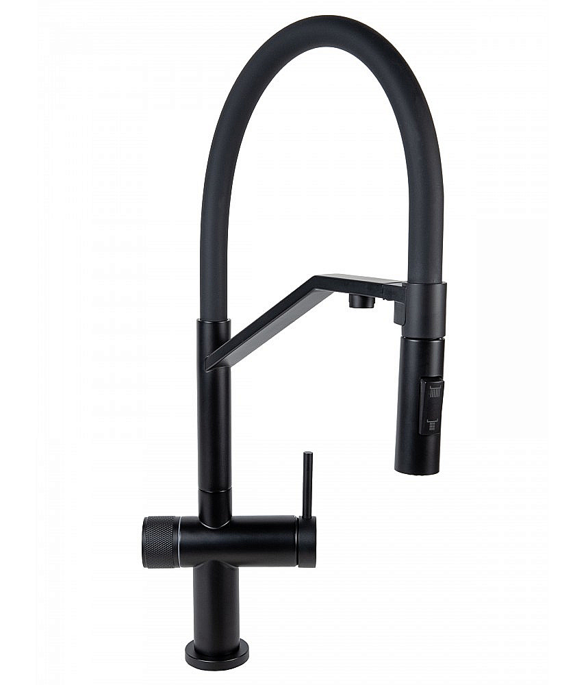 Смеситель для кухни Agger Elegant A3241444 черный матовый купить в интернет-магазине сантехники Sanbest