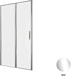 Душевая дверь Allen Brau Priority 120 3.31031.00 прозрачная/хром купить в интернет-магазине сантехники Sanbest