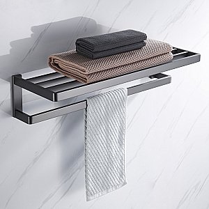 Полка для полотенец ABBER Westen AA1758NG никель купить в интернет-магазине сантехники Sanbest