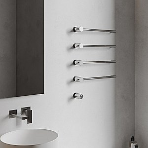 Полотенцесушитель электрический ABBER Charme AH4004 хром купить в интернет-магазине сантехники Sanbest