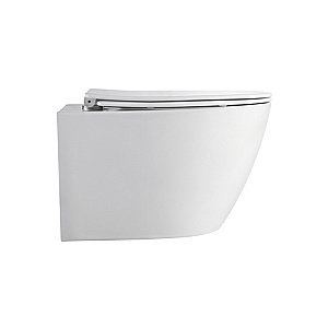 Унитаз подвесной Orange C07-150w смыв торнадо, безободковый, с крышкой микролифт купить в интернет-магазине Sanbest