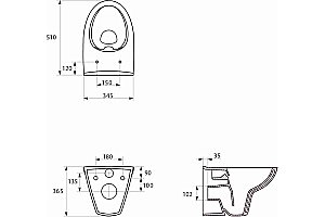 Унитаз с инсталляцией Cersanit Parva CO DPL EO 64229 с крышкой микролифт, безободковый купить в интернет-магазине Sanbest