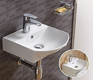 Раковина Ceramalux N 35 78014B белая купить в интернет-магазине Sanbest