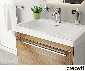 Раковина Creavit Epic 80,5 EP080-0000 белая купить в интернет-магазине Sanbest